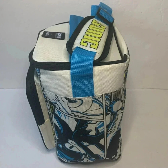 Sonic The Hedgehog Square Bag Insulated Lunch Cooler New - Picture 4 of 10
